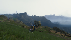 A screenshot from the game 'Death Stranding'